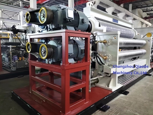 φ560×2920 ননবোভেন ফ্যাব্রিক এমবসিং মেশিন স্বয়ংক্রিয় 550m/মিনিট
