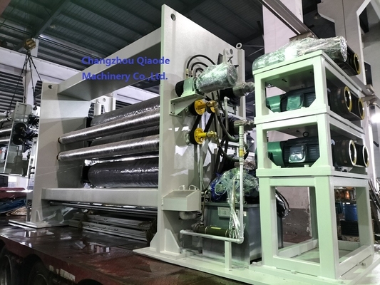 450×2920 থ্রি রোল ক্যালেন্ডার মেশিনের গতি 150মি/মিনিট